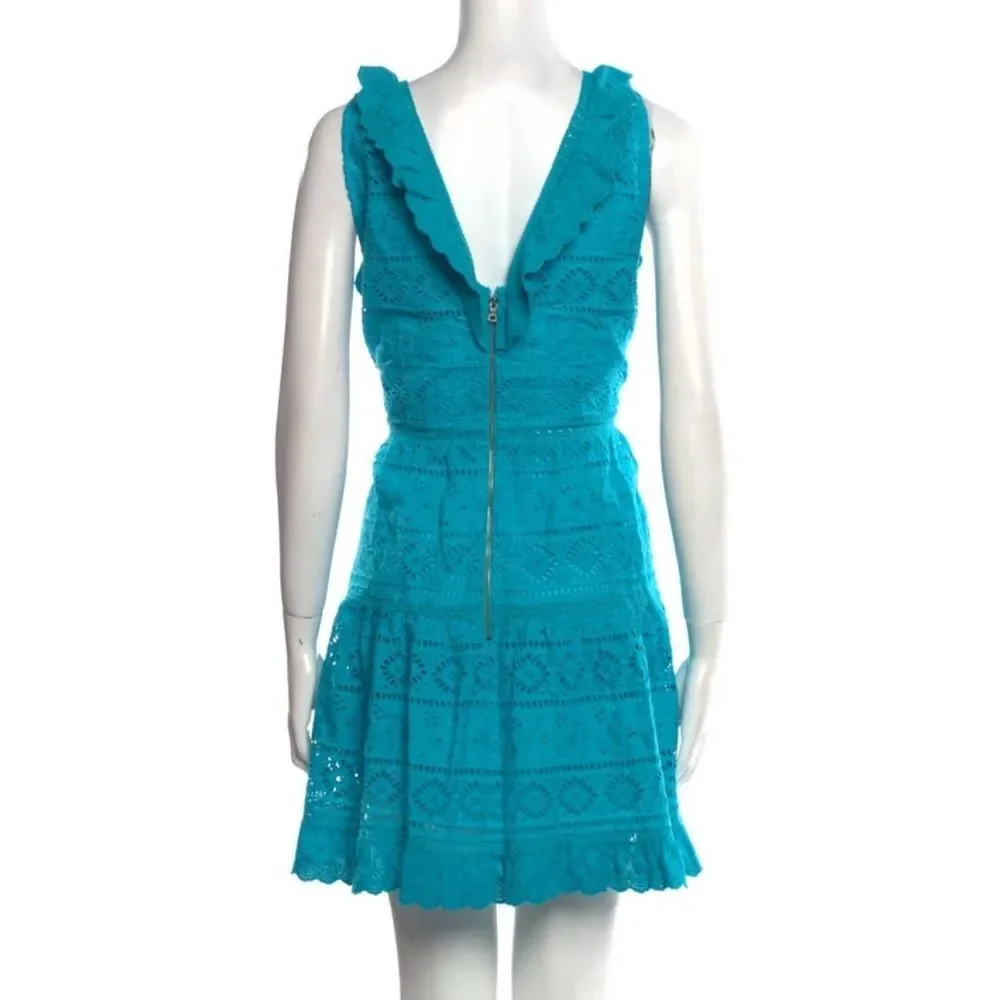 Alice + Olivia Blue Lace Dress - Picture 2 of 3